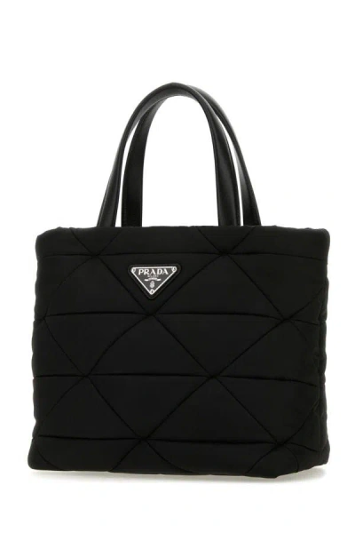 Shop Prada Woman Black Re-nylon Handbag