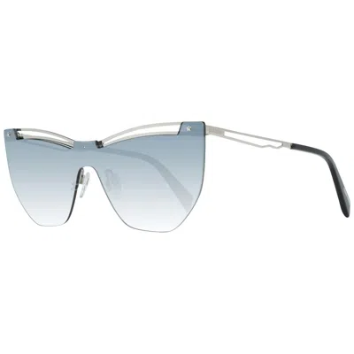 Just Cavalli Silver Metal Sunglasses In Silver