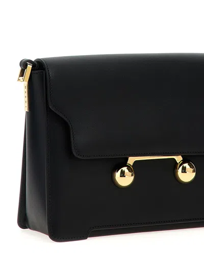 Shop Marni 'trunkaroo' Medium Shoulder Bag In Black