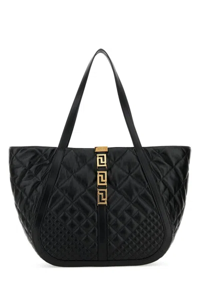 Shop Versace Shoulder Bags In 1b00v