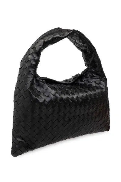 Shop Bottega Veneta Mini Handbag With Intrecciato Motif In Black