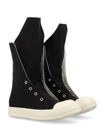 Shop Drkshdw Women's Black Milk Boot Sneakers For Ss24