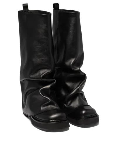 Shop Attico "robin" Combat Boots In Black