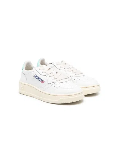 Shop Autry Kids Sneakers In White