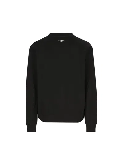 Kenzo Black Sweatshirt With Logo In Black
