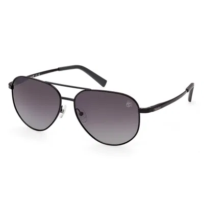 Shop Timberland Sunglasses In Black Matte