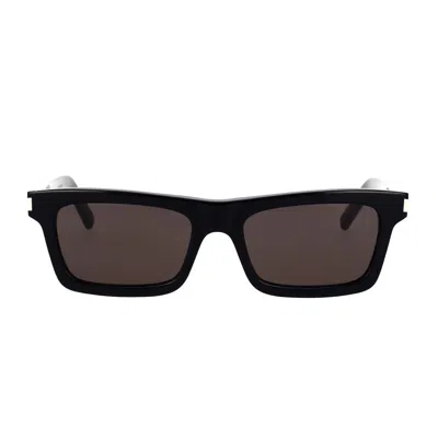 Shop Saint Laurent Eyewear Sunglasses In Black