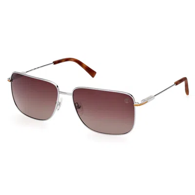 Shop Timberland Sunglasses In Silver