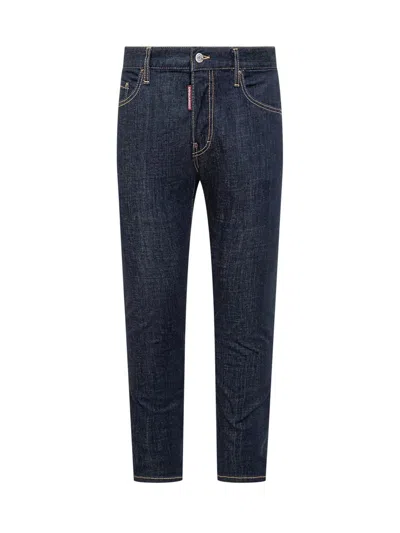 Shop Dsquared2 Skater Jeans In Blue