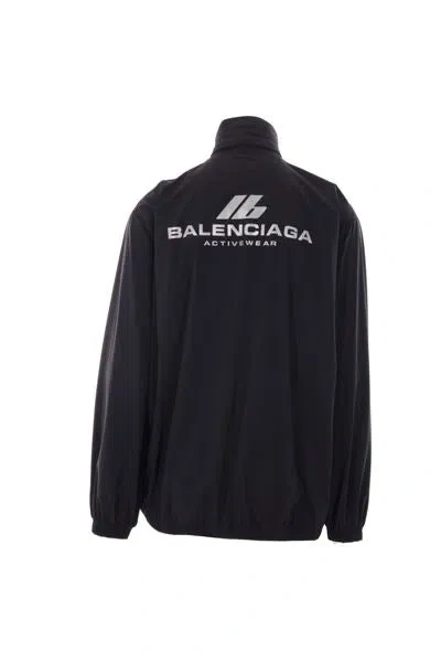 Balenciaga Men Sport Jacket In Black