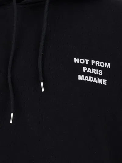 Shop Drôle De Monsieur Le Slogan Sweatshirt In Black