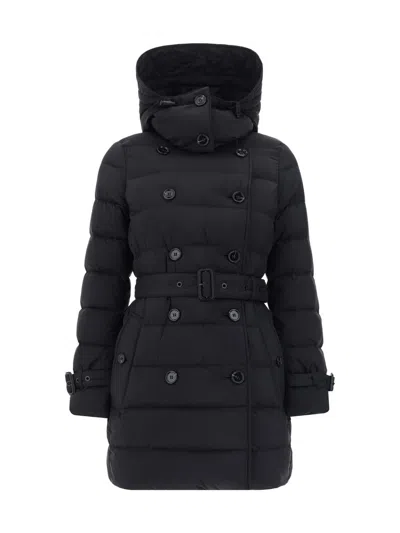 Shop Burberry Down Jackets In Black