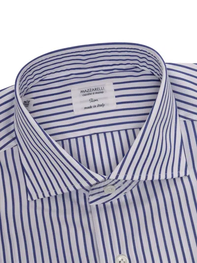 Mazzarelli Camicie Mazzarelli Shirt In Bianco