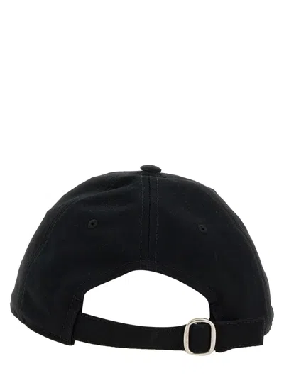 Off-white Logo-embroidered Baseball Cap With Curved Peak In Black