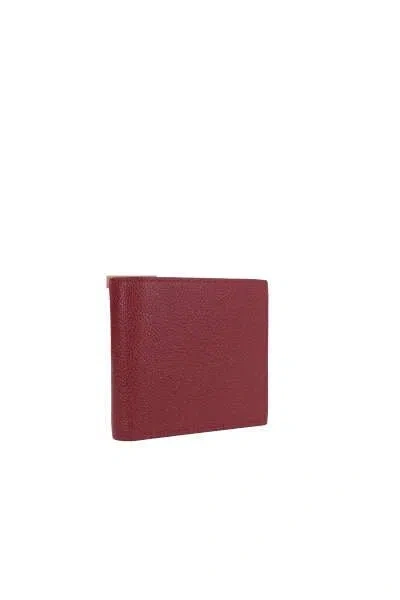 Thom Browne Wallets In Burgundy