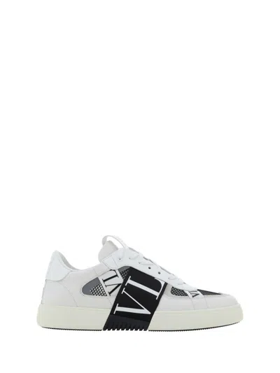 Shop Valentino Garavani Sneakers In Bia/nero-bia/ne/bia/ghia/bia-ne