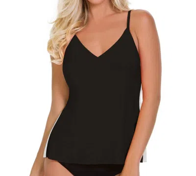 Magicsuit Color Block Venus Underwire Tankini Top In Black White In Black