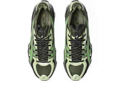 Shop Asics Unisex Us5-s Gel-quantum Kinetic Sneakers In 300 Moss/bamboo