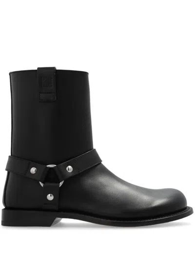 Loewe Isabel Marant Edrika Suede Ankle Boots In Black