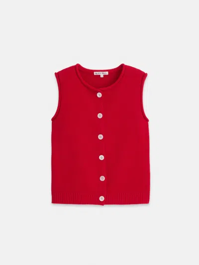 Alex Mill Bridget Vest Tomato In Tomato