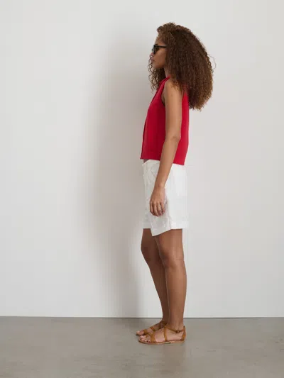 Alex Mill Bridget Vest Tomato In Tomato