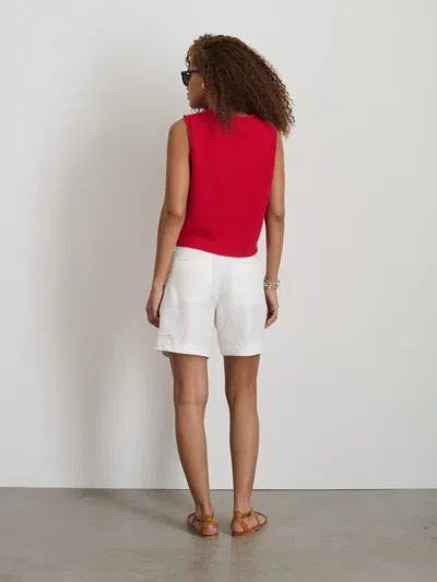 Alex Mill Bridget Vest Tomato In Tomato
