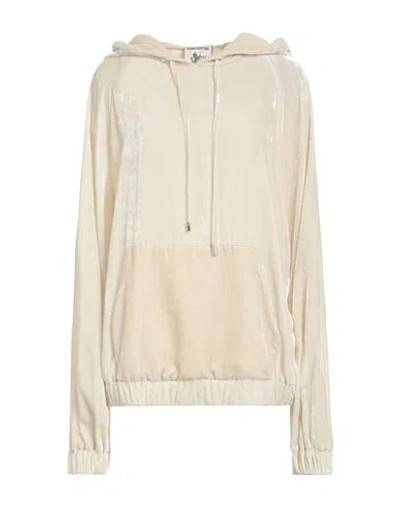 Semicouture Woman Sweatshirt Ivory Size 2 Viscose, Polyamide In White