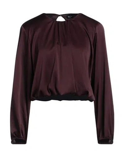 Emme By Marella Woman Top Deep Purple Size 12 Polyester In Purple
