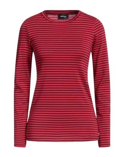 Ottod'ame Woman T-shirt Red Size 6 Viscose, Elastane In Red