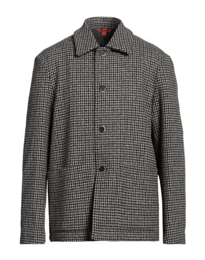 Berna Man Jacket Grey Size 40 Virgin Wool, Polyamide In Grey
