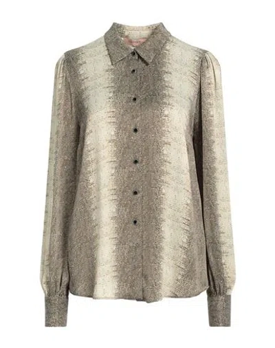 Twinset Woman Shirt Sage Green Size 10 Viscose In Sage Green