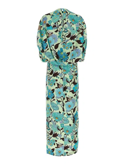 Shop Adidas By Stella Mccartney Garden Print Dress In Multicolour