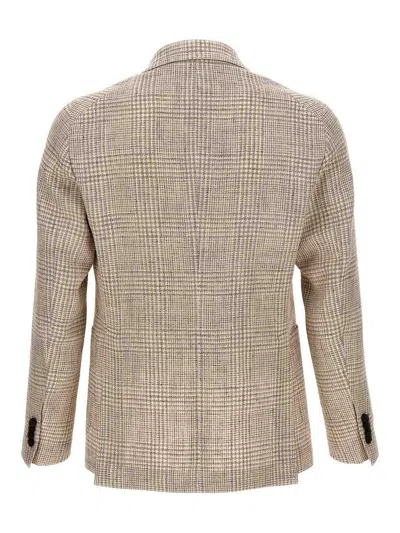 Shop Tagliatore Montecarlo Blazer In Beige