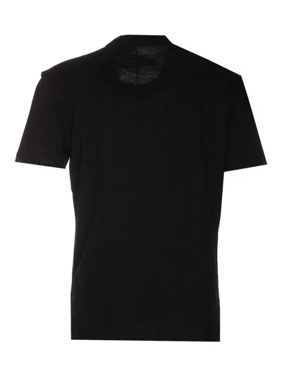 Versace Medusa Logo T-shirt In Black
