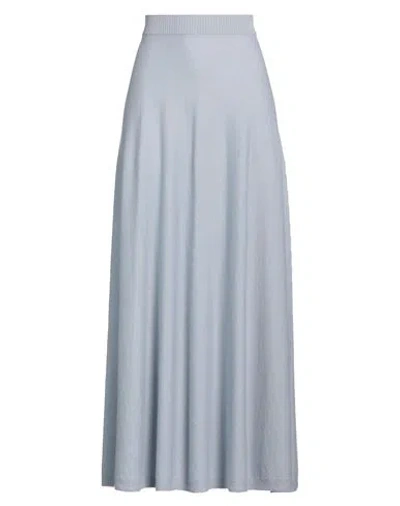 Iris Von Arnim Woman Maxi Skirt Lilac Size L Cotton In Purple