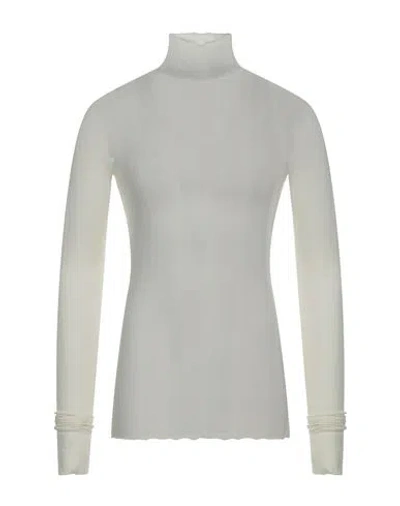 Sportmax Man Turtleneck Ivory Size Xs Wool, Polyamide, Polyester In White