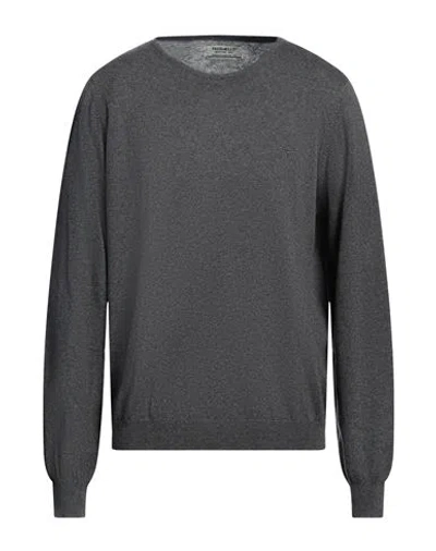 Fred Mello Man Sweater Grey Size 3xl Cotton, Wool In Grey