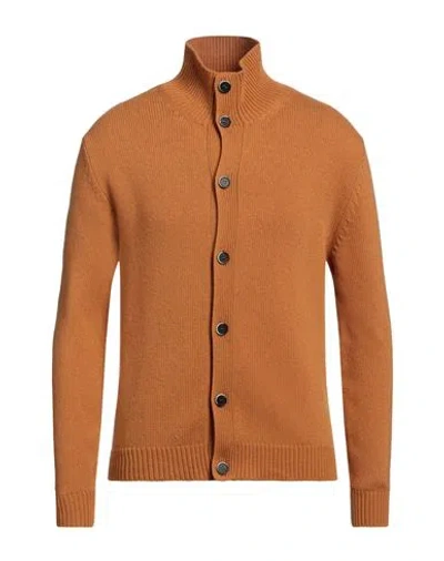 Barena Venezia Barena Man Cardigan Mandarin Size S Wool, Polyamide In Yellow