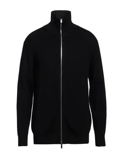 Armani Exchange Man Cardigan Midnight Blue Size S Acrylic, Cotton, Virgin Wool, Elastane In Blue