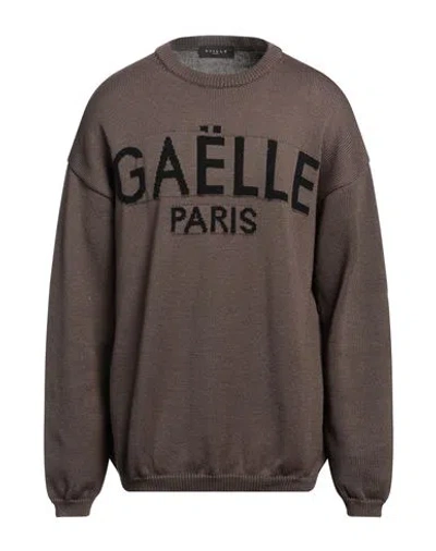 Gaelle Paris Gaëlle Paris Man Sweater Brown Size Xxl Wool, Acrylic In Brown