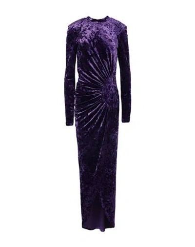 Aniye By Woman Maxi Dress Purple Size 8 Polyester, Elastane In Purple