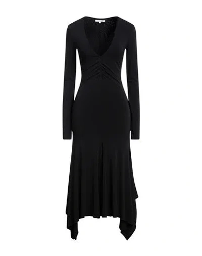 Patrizia Pepe Black Flowy Dress In Black