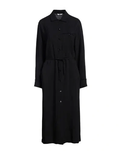 Barena Venezia Barena Woman Midi Dress Black Size 6 Acetate, Viscose In Blue
