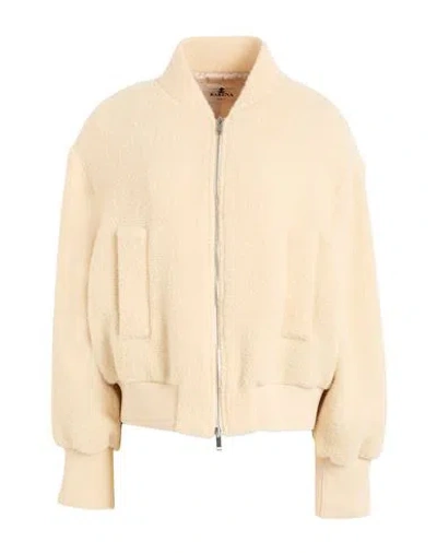Barena Venezia Barena Woman Jacket Ivory Size 4 Virgin Wool, Polyamide In White