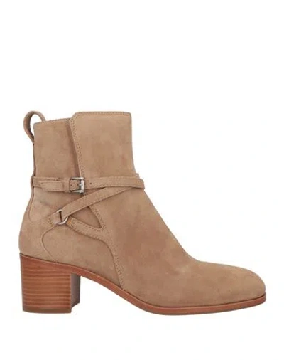Rag & Bone Woman Ankle Boots Beige Size 6 Leather In Beige