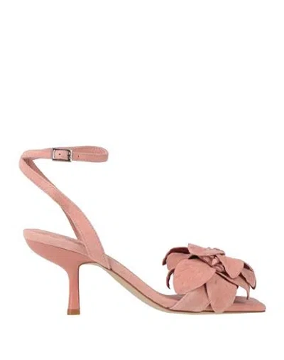 Jeffrey Campbell Woman Sandals Pink Size 7 Leather In Pink