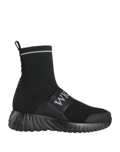 Weekend By Pedro Miralles Woman Sneakers Black Size 7 Textile Fibers, Leather In Black