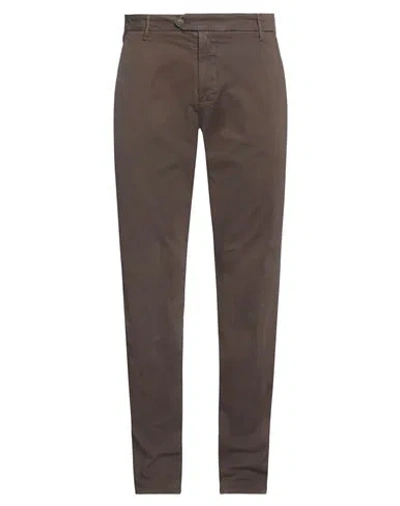 Roy Rogers Roÿ Roger's Man Pants Dark Brown Size 42 Cotton, Elastane In Brown