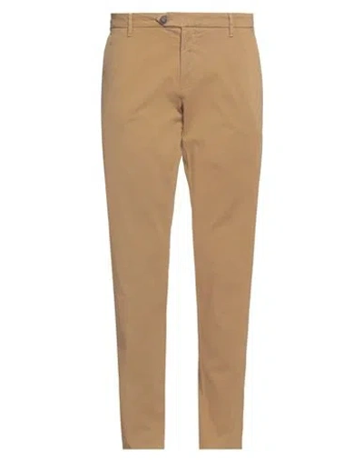 Roy Rogers Roÿ Roger's Man Pants Camel Size 40 Cotton, Elastane In Beige
