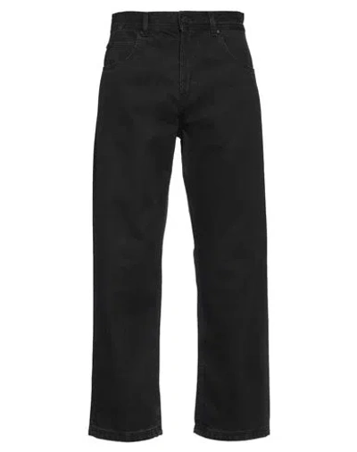 44 Label Group Man Jeans Black Size 34 Cotton In Black